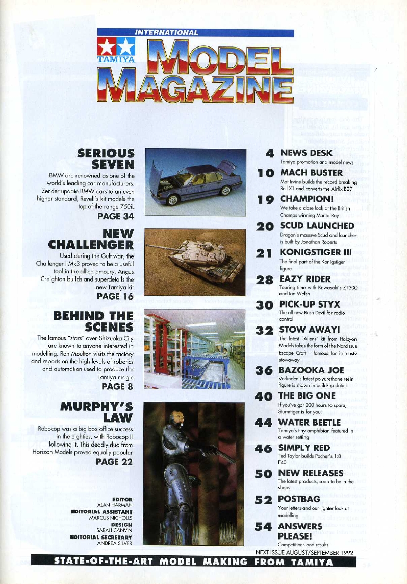 Tamiya Model Magazine 030 (1992-06)